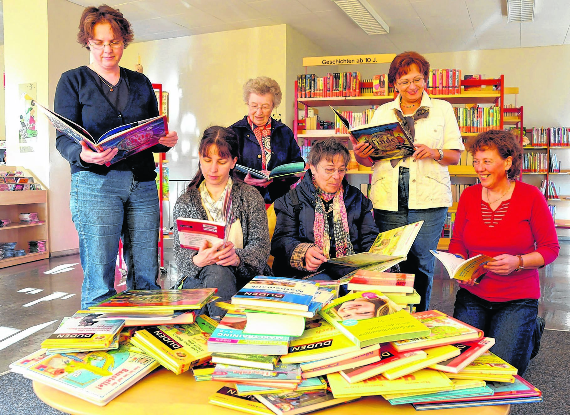 Andrea Langner und ihr Team von der Sybelstraße möchten eine Bücherei für kleine und große Leute sein.