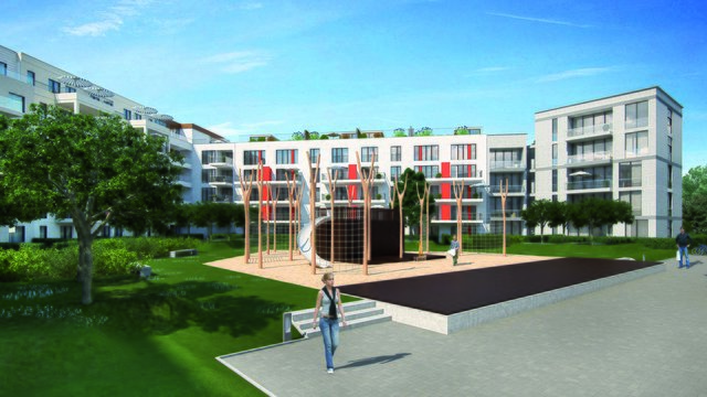 So soll das neue Stadtquartier einmal aussehen.