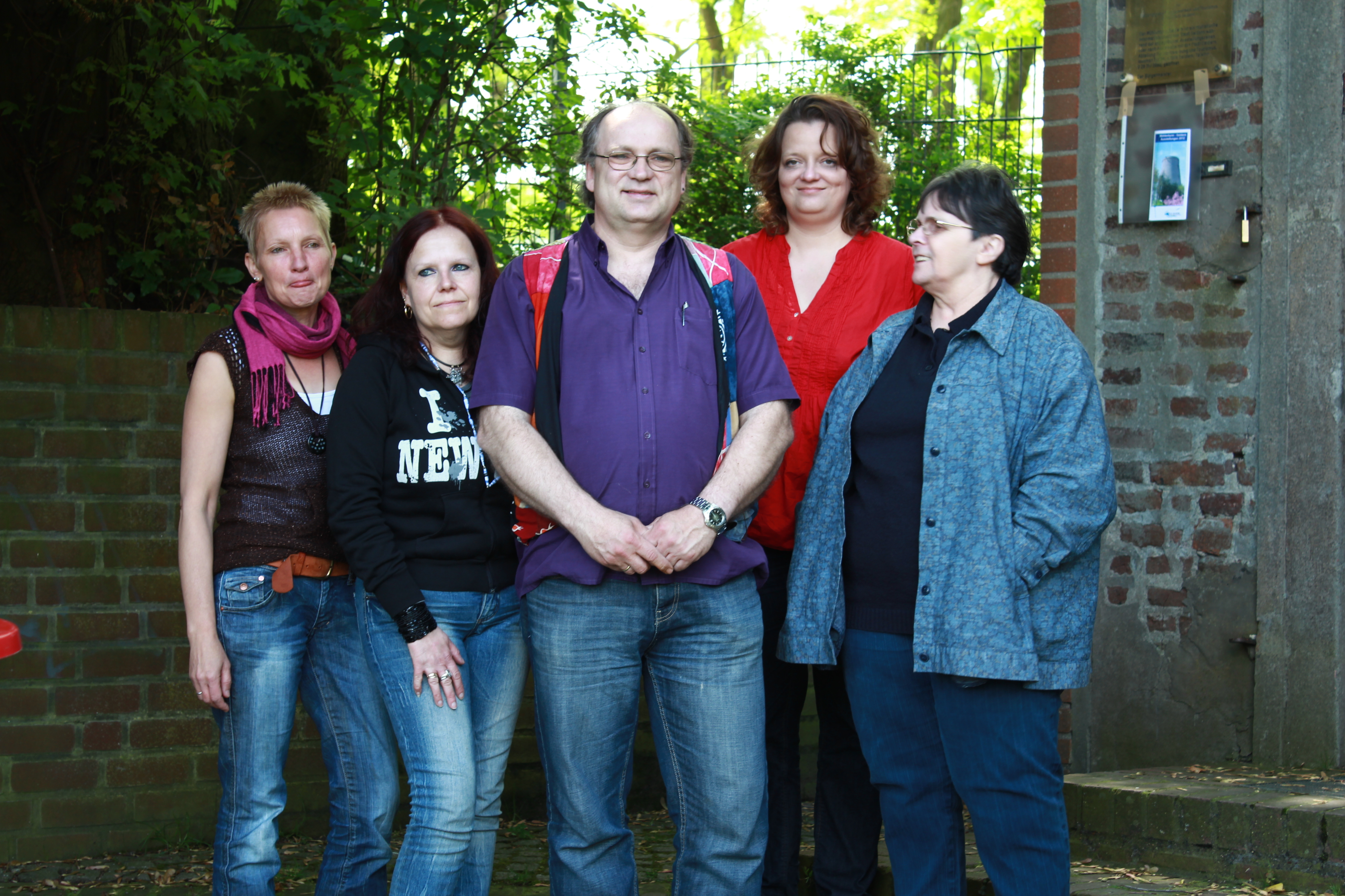 von links: Irmi Nitschke, Anke-Ellen Anton, Bernhard Braun, Imke Schüring, Renate Beckern (nicht im Bild Meckie Wienhover)