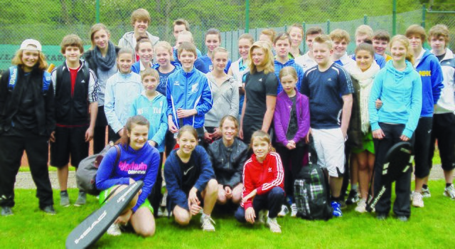 Auch die Tennisjugend hatte viel Spaß.