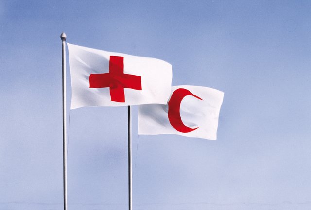 Schwesterorganisationen Rotes Kreuz und Roter Halbmond