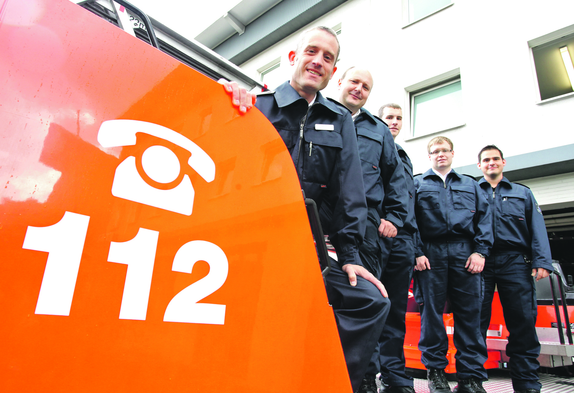Kim Heimann, Leiter der Bottroper Feuerwehr, und sein Team bauen auf die Einsatzkräfte der freiwilligen Feuerwehr.