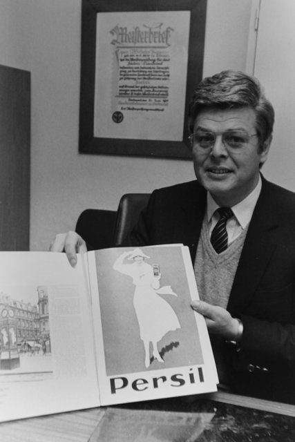 Wilhelm Jürgens ist schon lange ein Fan der Persiluhr. | Foto: Jürgens / Repro: Magalski