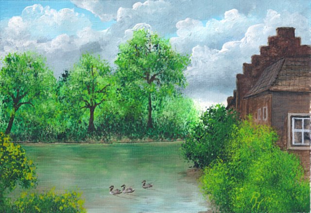 Schloß Wittringen mit Wassergraben