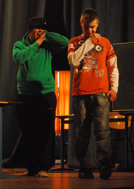 Melanie Nowak und Dominic Sega bei der Generalprobe aus "Löwenherz" | Foto: Frank Gebauer