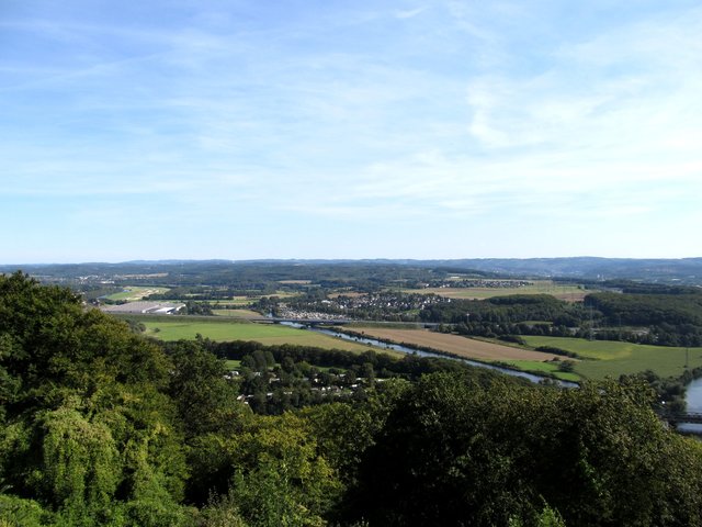 Das hat sich gelohnt. Die Aussichtsplattform in der Nähe der Ruine. Was für ein Ausblick.