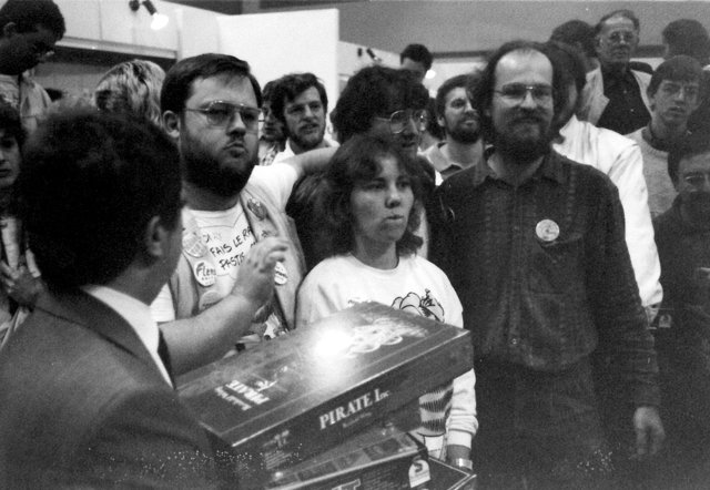 Auch 1987 kein Preis für die Hiespielchen bei der Bekanntgabe der Sieger.