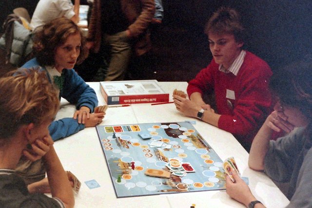 Christoph Flores für die Hiespielchen 1986 in Essen.