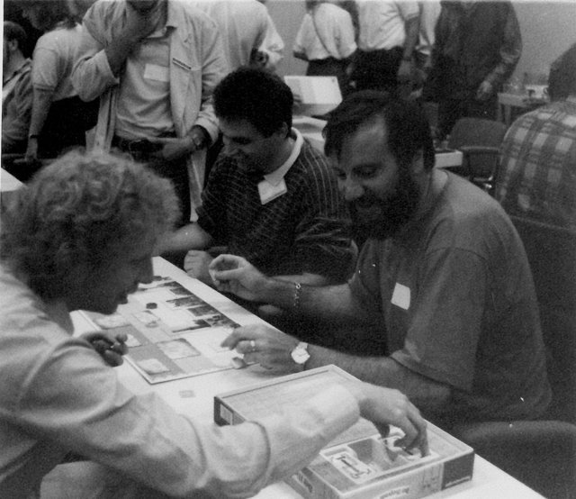 1987 - Friedel beim Turnier mit "Der fliegende Teppich" (Ravensburger).