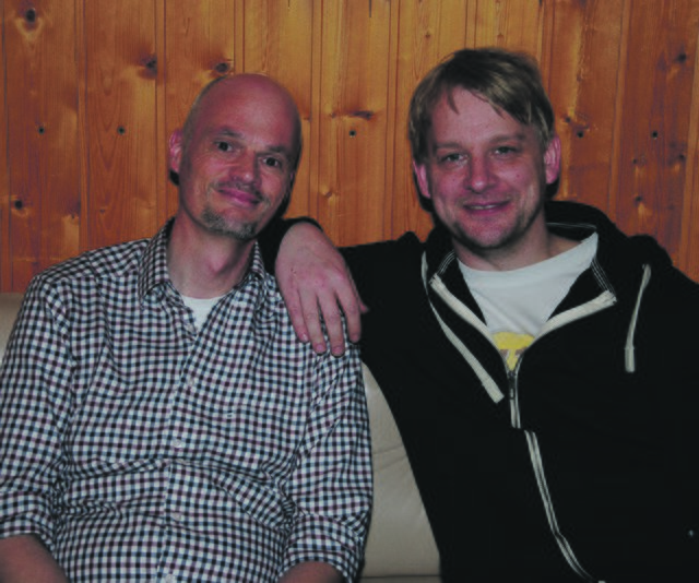 Michael Steinhorst (links) und Thorsten Simon spielen „Esel“ und „ox“ ab morgen im „Studio“ an der Korumhöhe. Foto: maschu