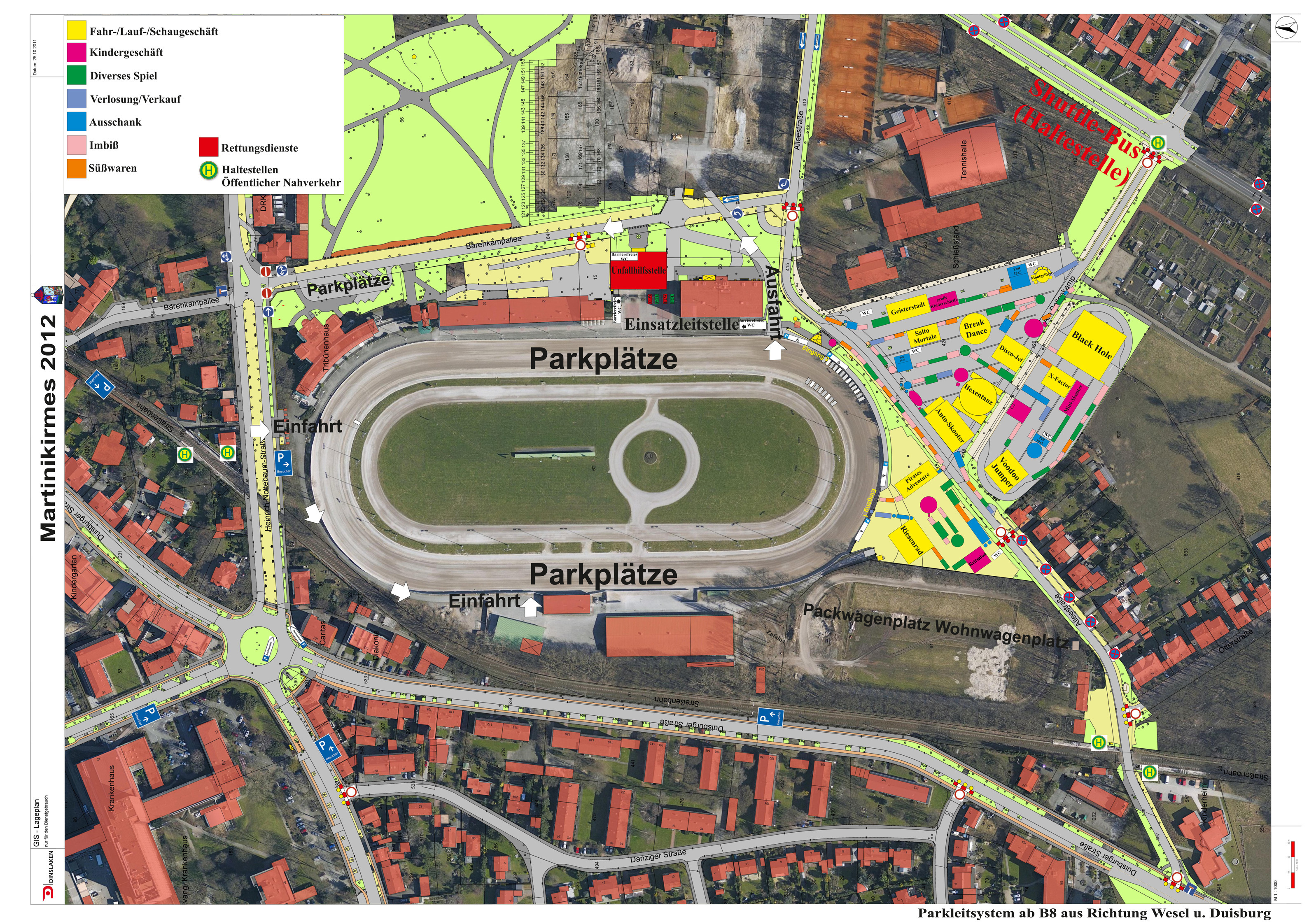 Lageplan: Stadt Dinslaken