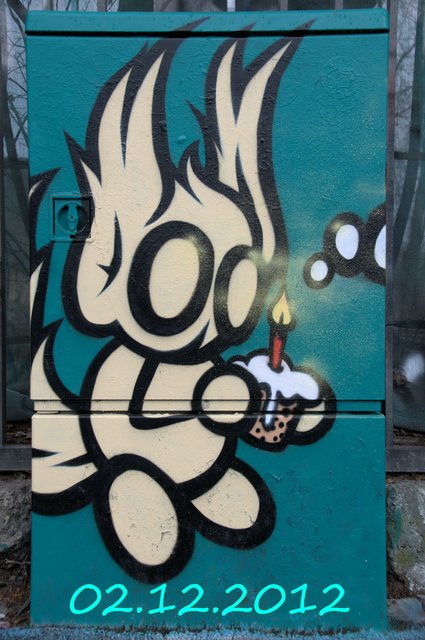 Graffiti in meiner Galerie