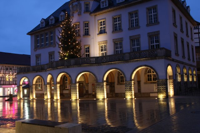 Der Tannenbaum am Alte Rathaus in Menden