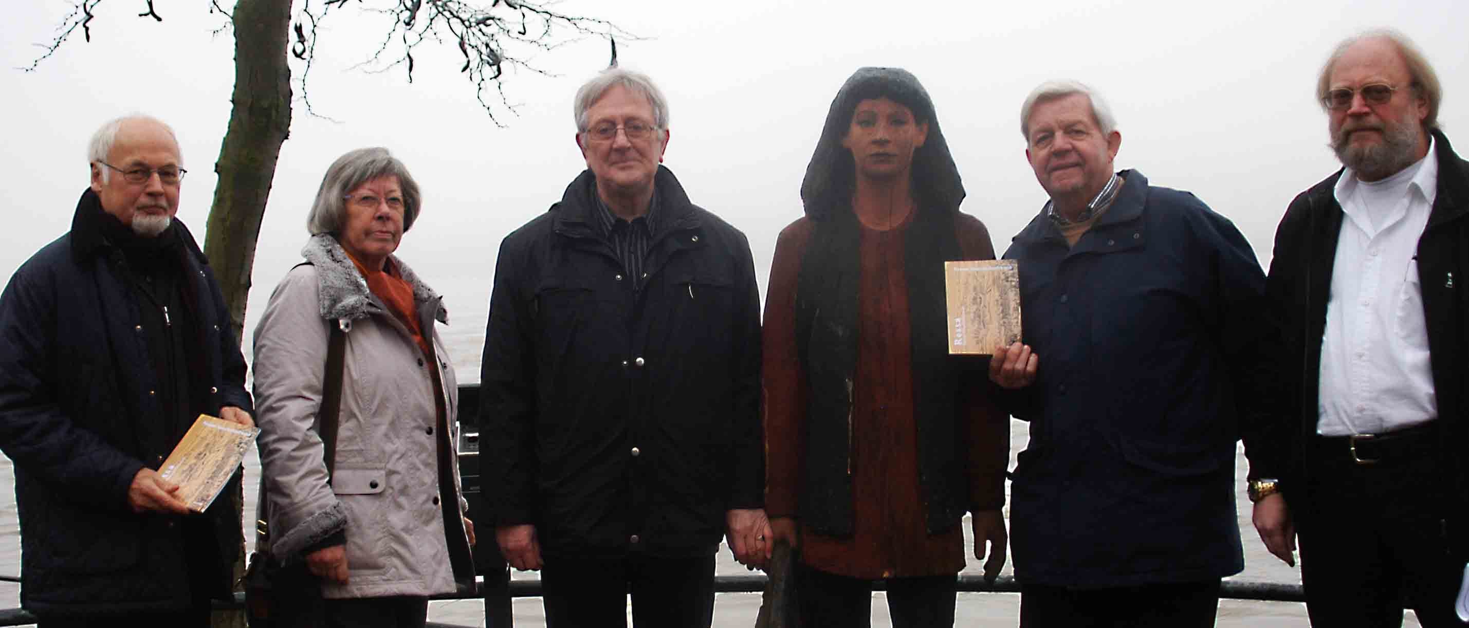 v.l.n.r.: Michael Hoffmann, Margret Schapdick, Klaus Kuhlen, Hermann Venhofen, Helmut Heckmann