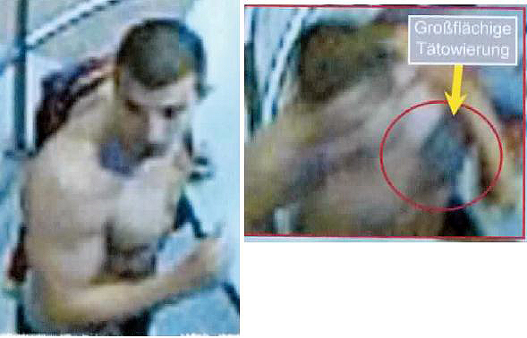 Gesucht wird dieser Dieb, der im Atlantis Bargeld und ein iPhone gestohlen hat.