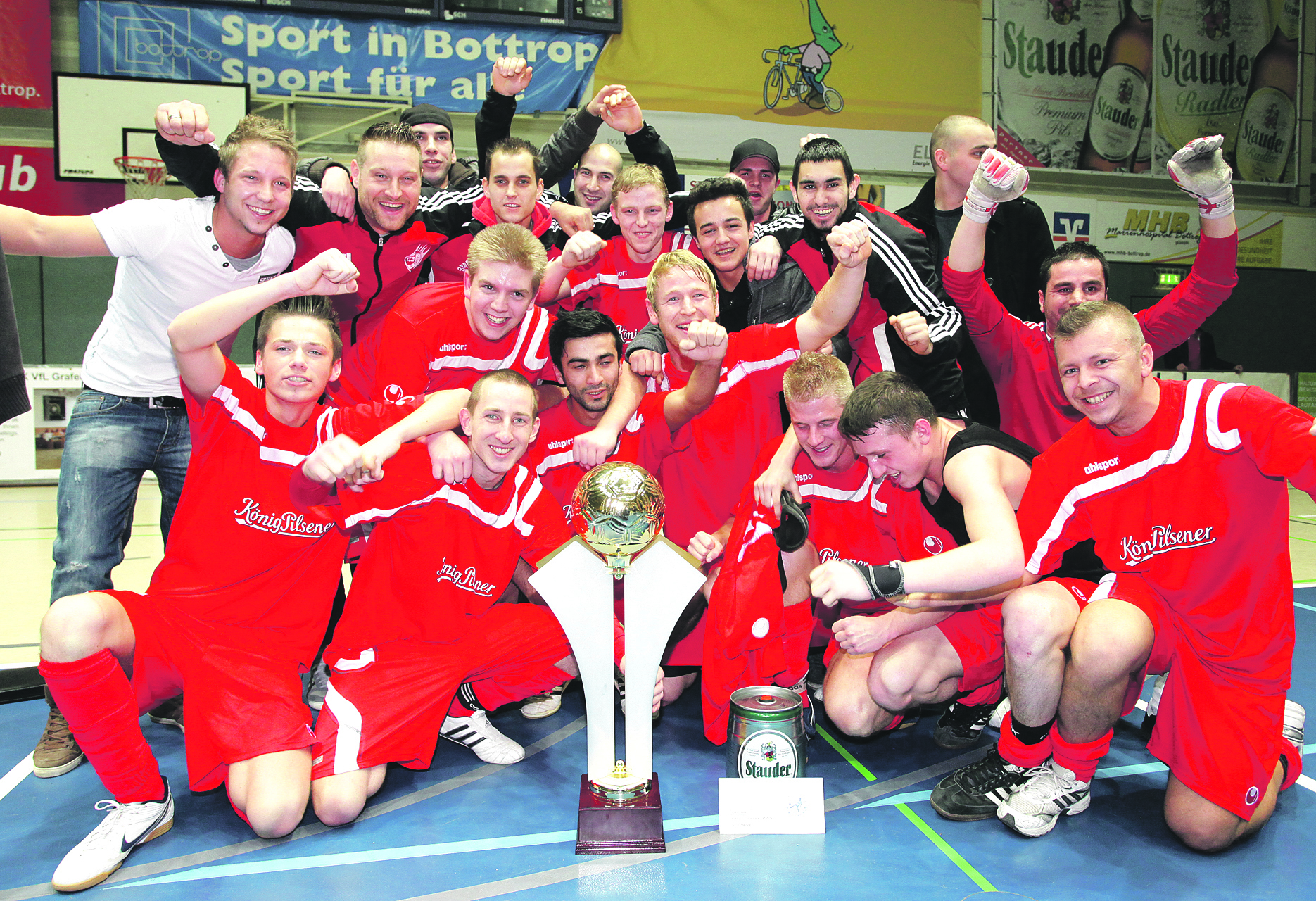 Der Bottroper Hallenstadtmeister 2012 hieß VfR Ebel.