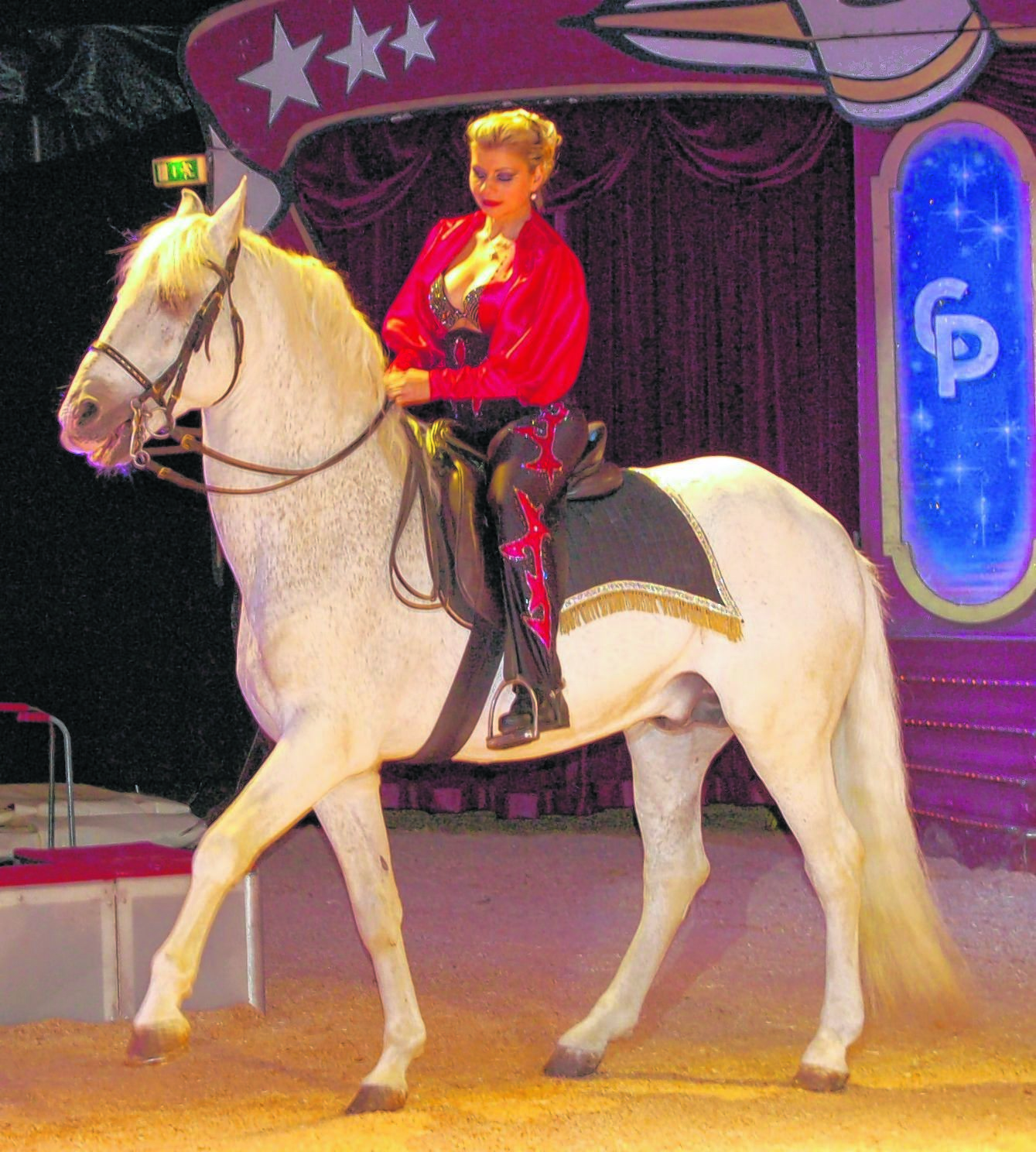 Stephanie Probst reitet natürlich mit.