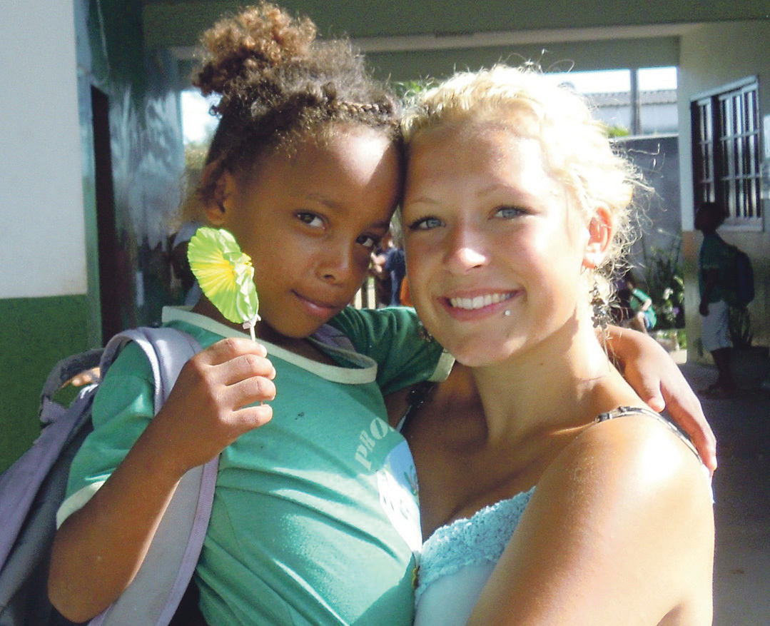 Natalie arbeitet mit Kindern, die aus schwierigen familiären Verhältnissen stammen.