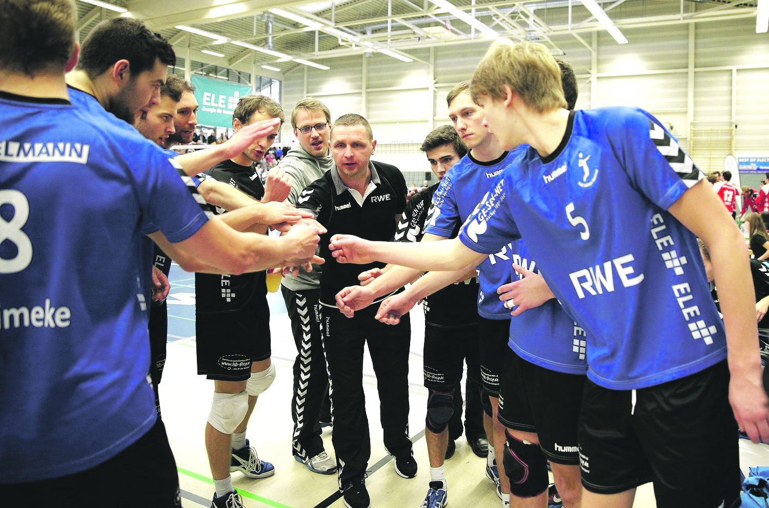 Die RWE Volleys sind wieder obenauf und gingen als Tabellenführer der zweiten Bundesliga Nord in die Winterpause.