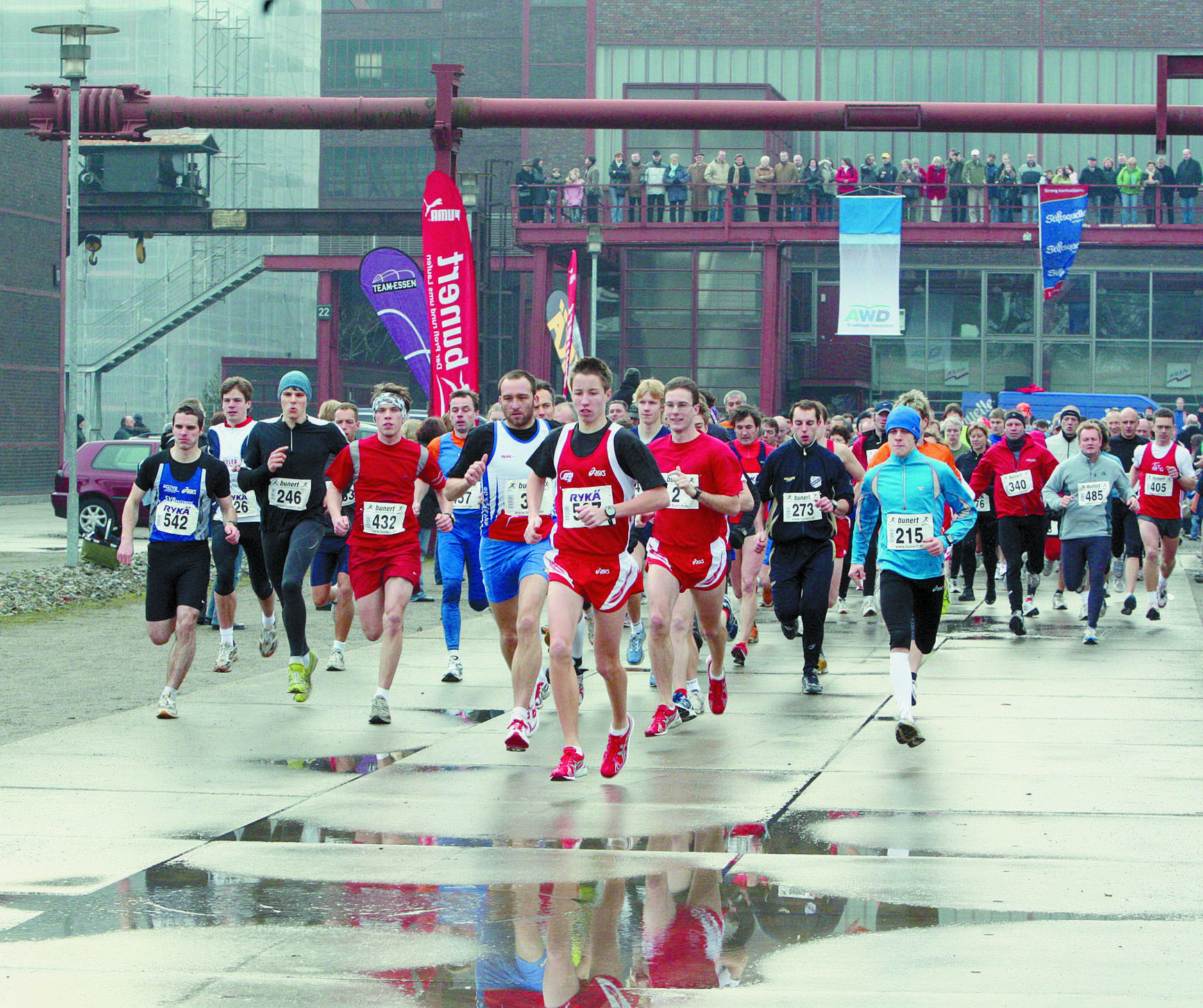 Tradition hat der Silvesterlauf auf Zollverein.