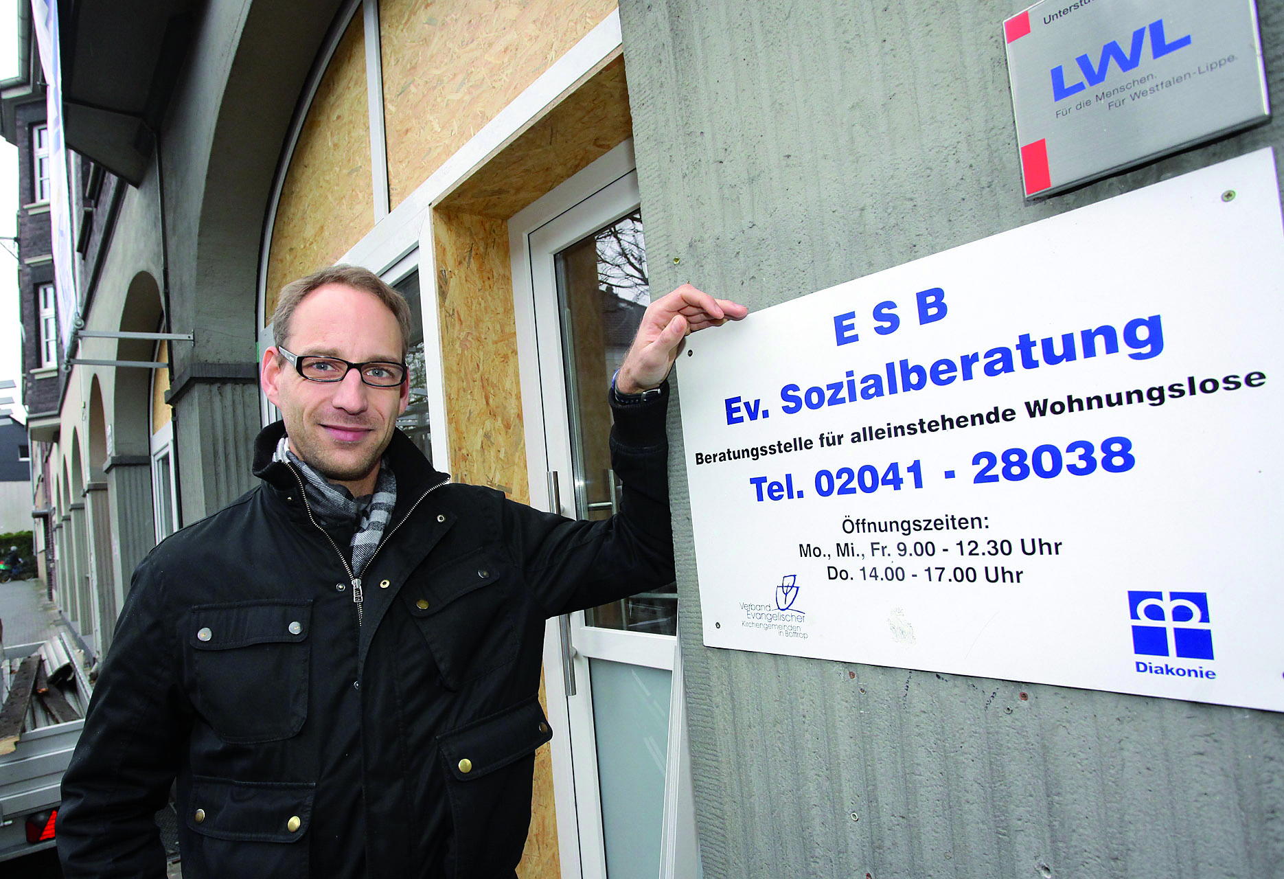 Seit dem ersten November arbeitet Christian Kempelmann als Sozialarbeiter bei der Evangelischen Sozialberatung.