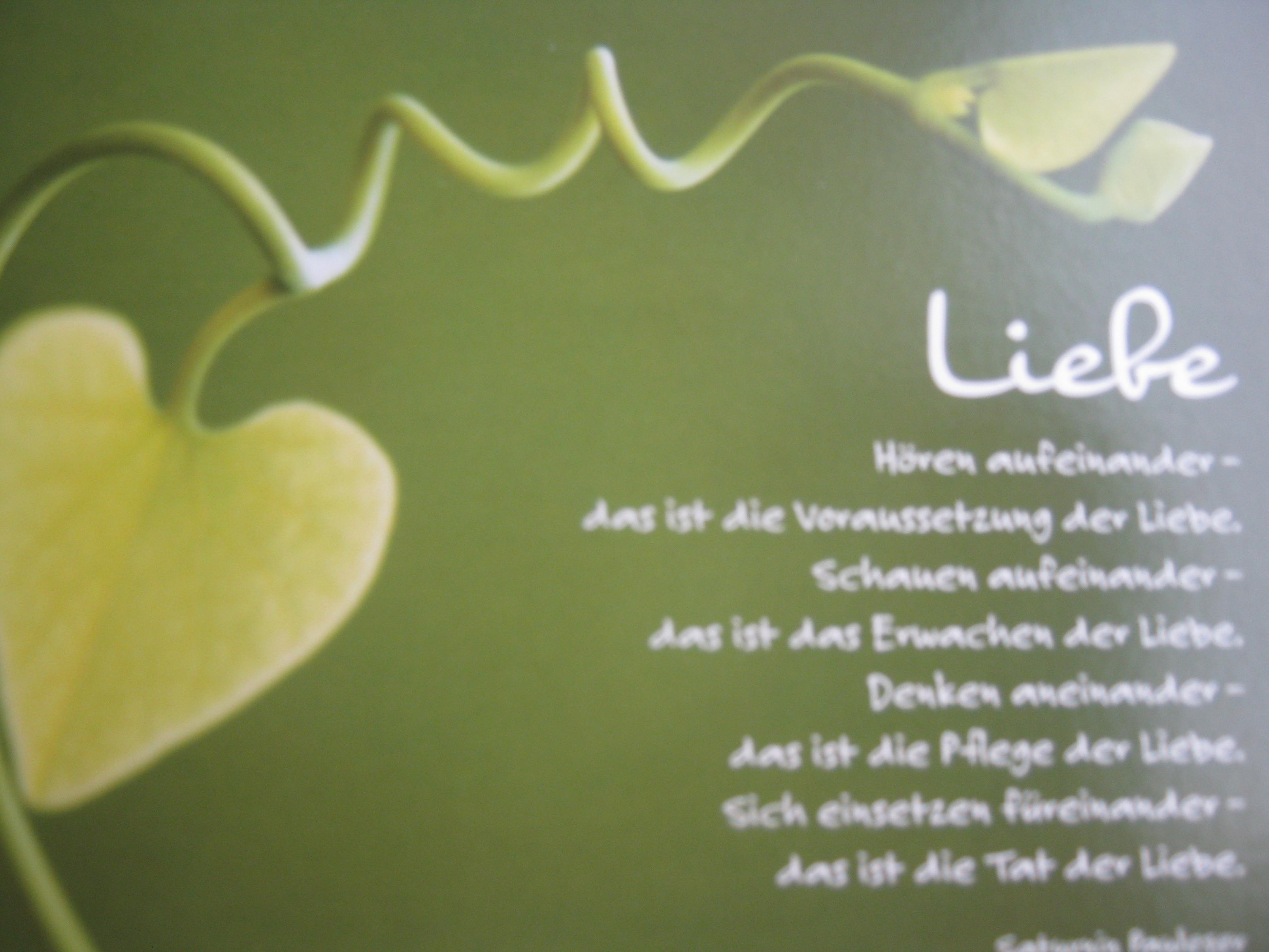 POSTKARTEN-Spruch