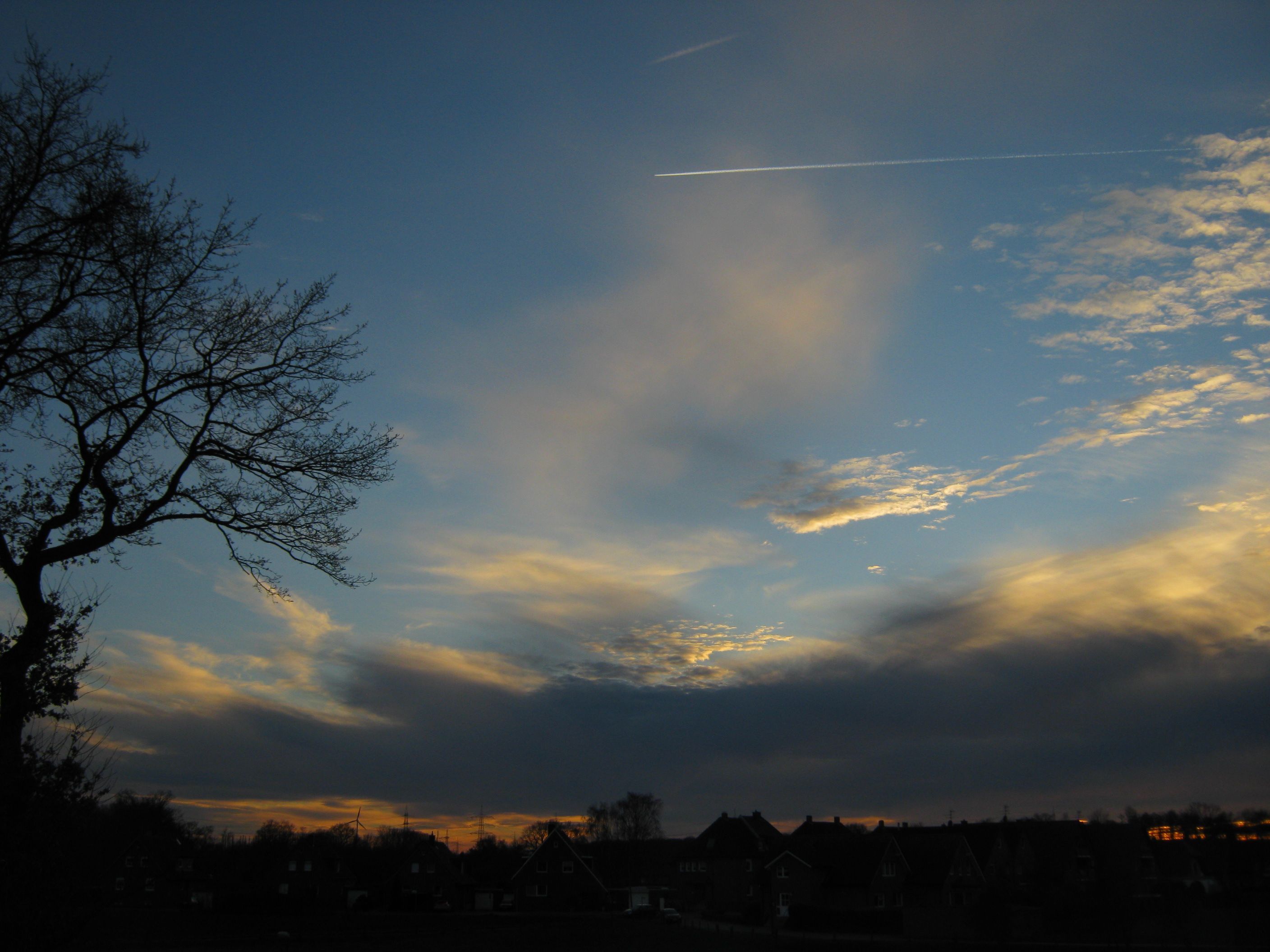 Abendhimmel über Dorsten - 29-12-2012 - schönes Wochenende.