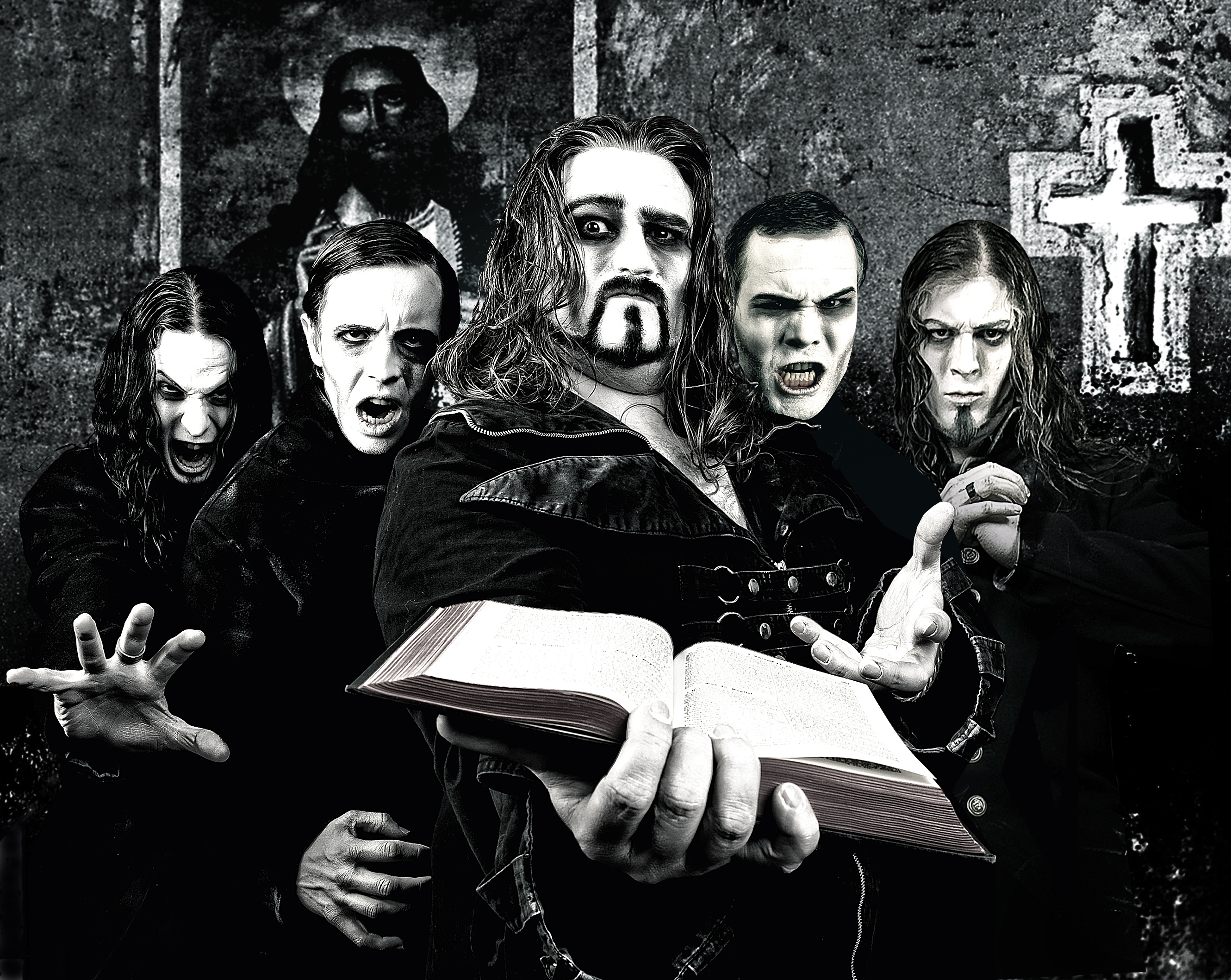 Die deutsch-rumänische Band „Powerwolf“ ist der Headliner des Dong Open Air 2013. Sie gehört mit ihren aufwändigen Shows zu den Überfliegern der Szene.Foto: privat