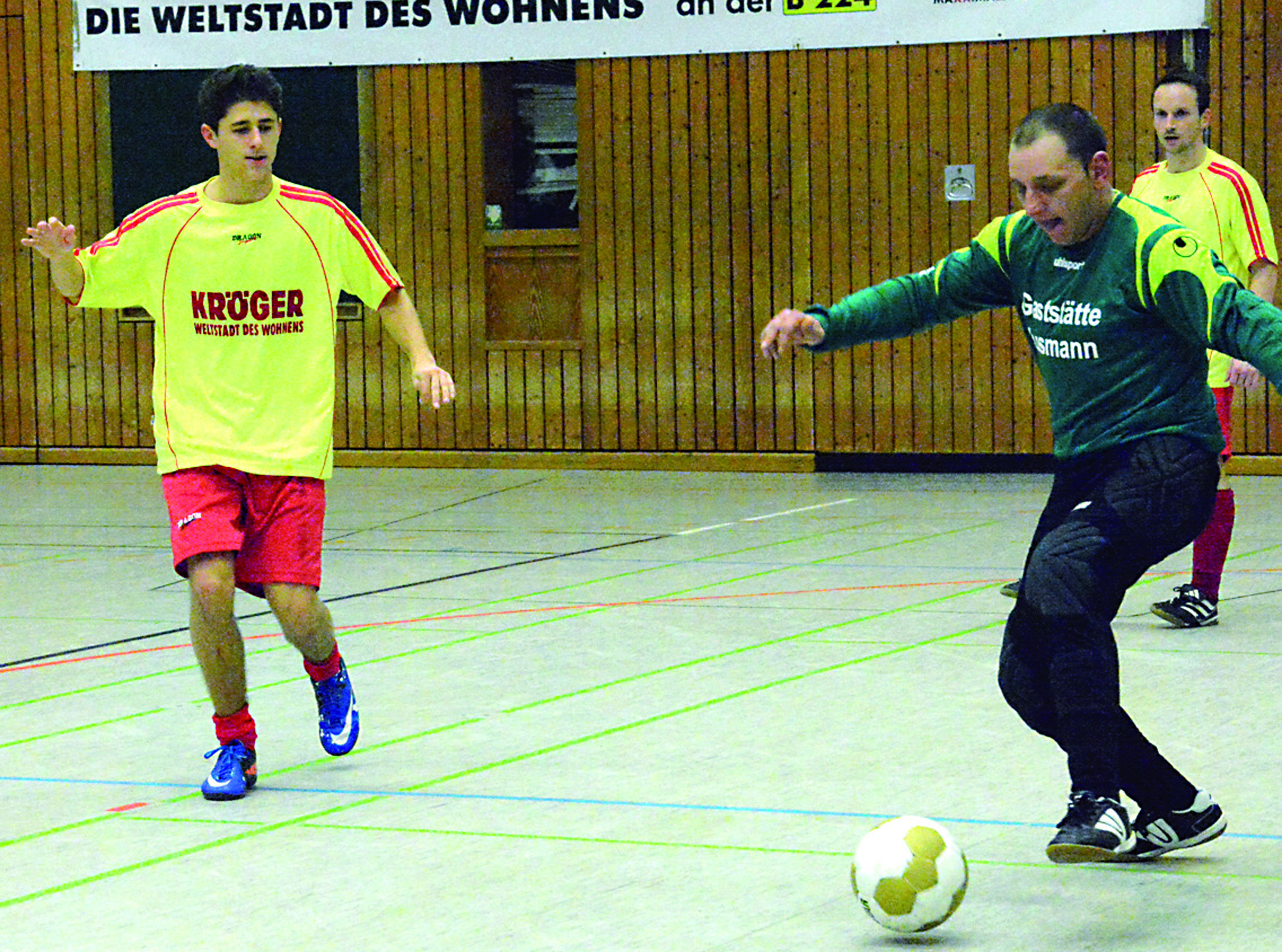 SCNeuzugang Nico Rüth (l.) konnte zweimal treffen.