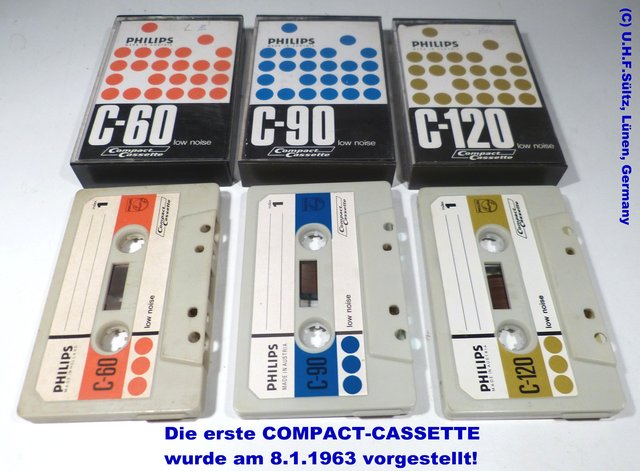 Das 120 Minuten-Band verwickelte sich leicht bei schmutzigen Andruckrollen...