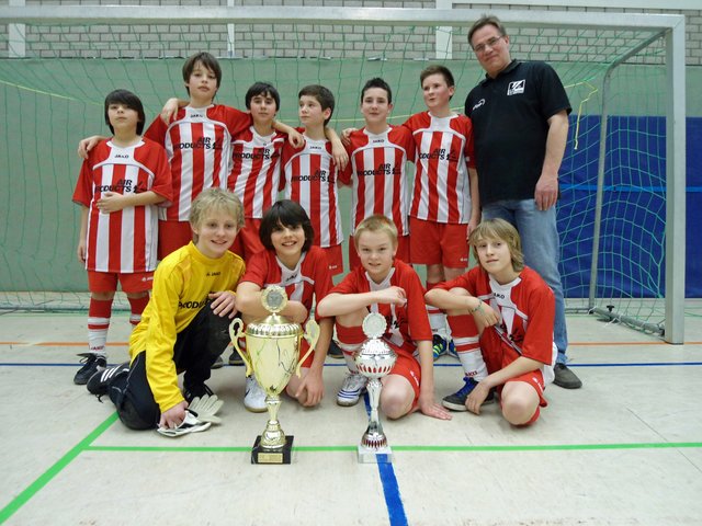 Der Sickingsmühler SV sicherte sich im Vorjahr den Volksbank-Cup für D1-Junioren.