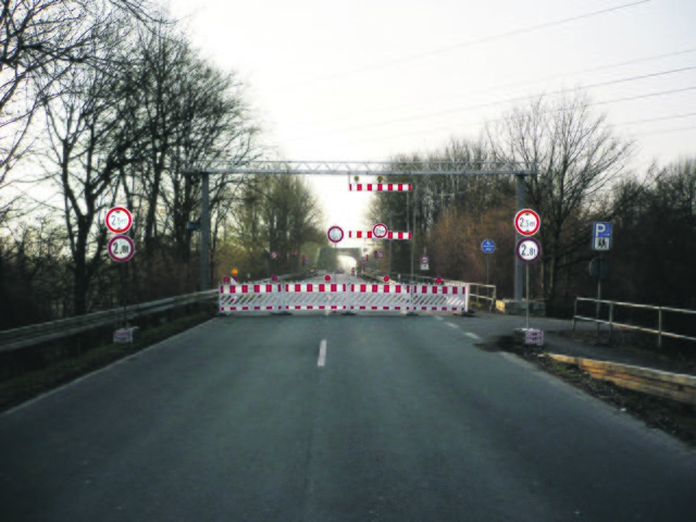 Die Hervester Brücke wird in der Zeit vom bis 28. Januar für den Verkehr komplett gesperrt.