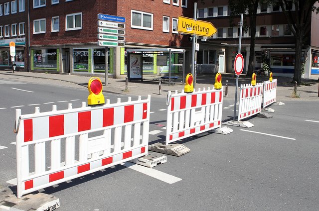 Die Vollsperrung an der Ringstraße ist seit Mittwoch, 23. Januar, aufgehoben. Die Ringstraße ist zumindest einspurig in Richtung Norden wieder befahrbar. Archiv-Foto: Gerd Kaemper