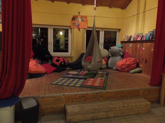 Die "Kuschelecke" für die Kinder