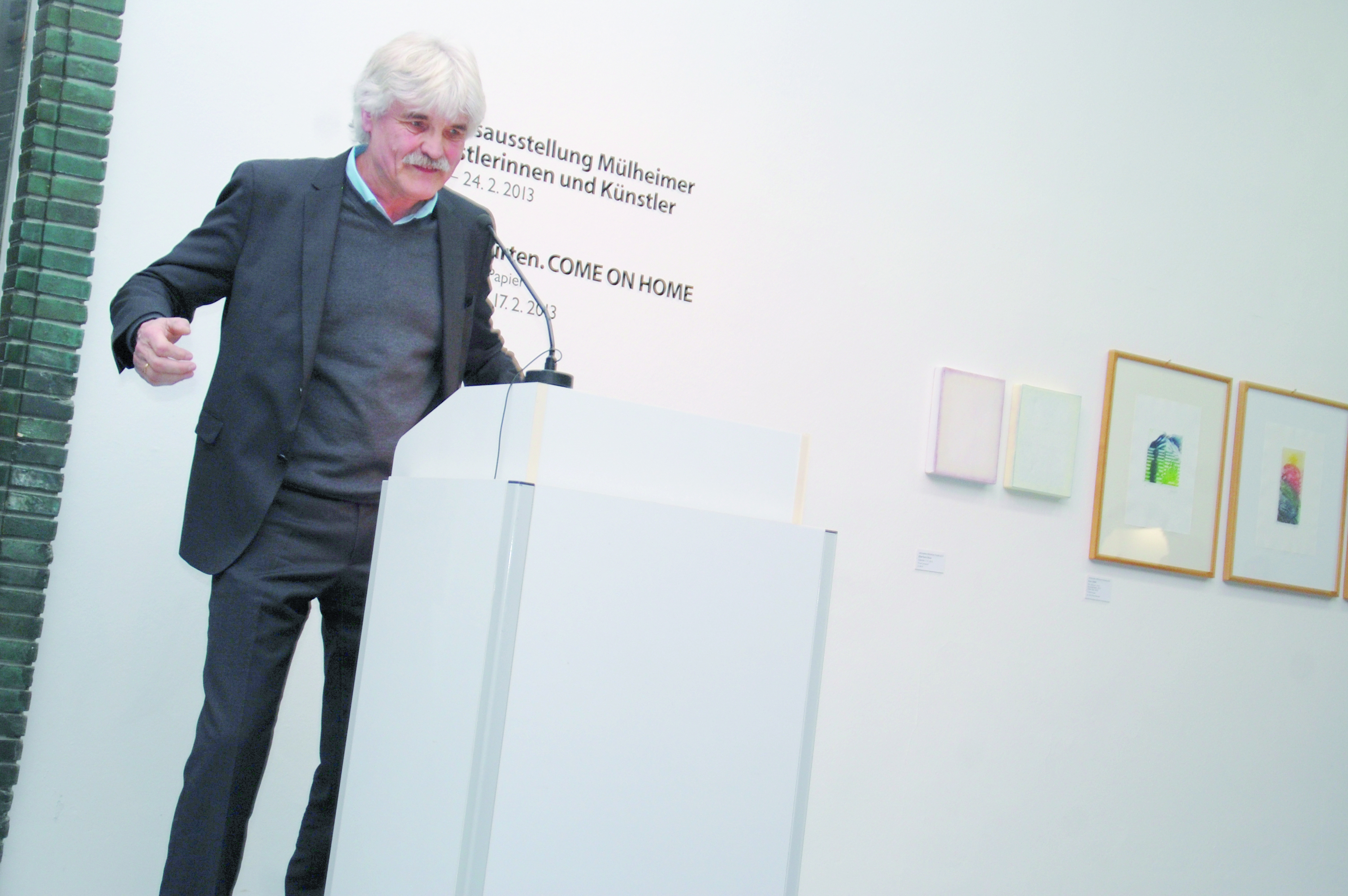 Erhielt am vergangenen Samstag den Preis des Mülheimer Kunstvereins: Helmut Koch.