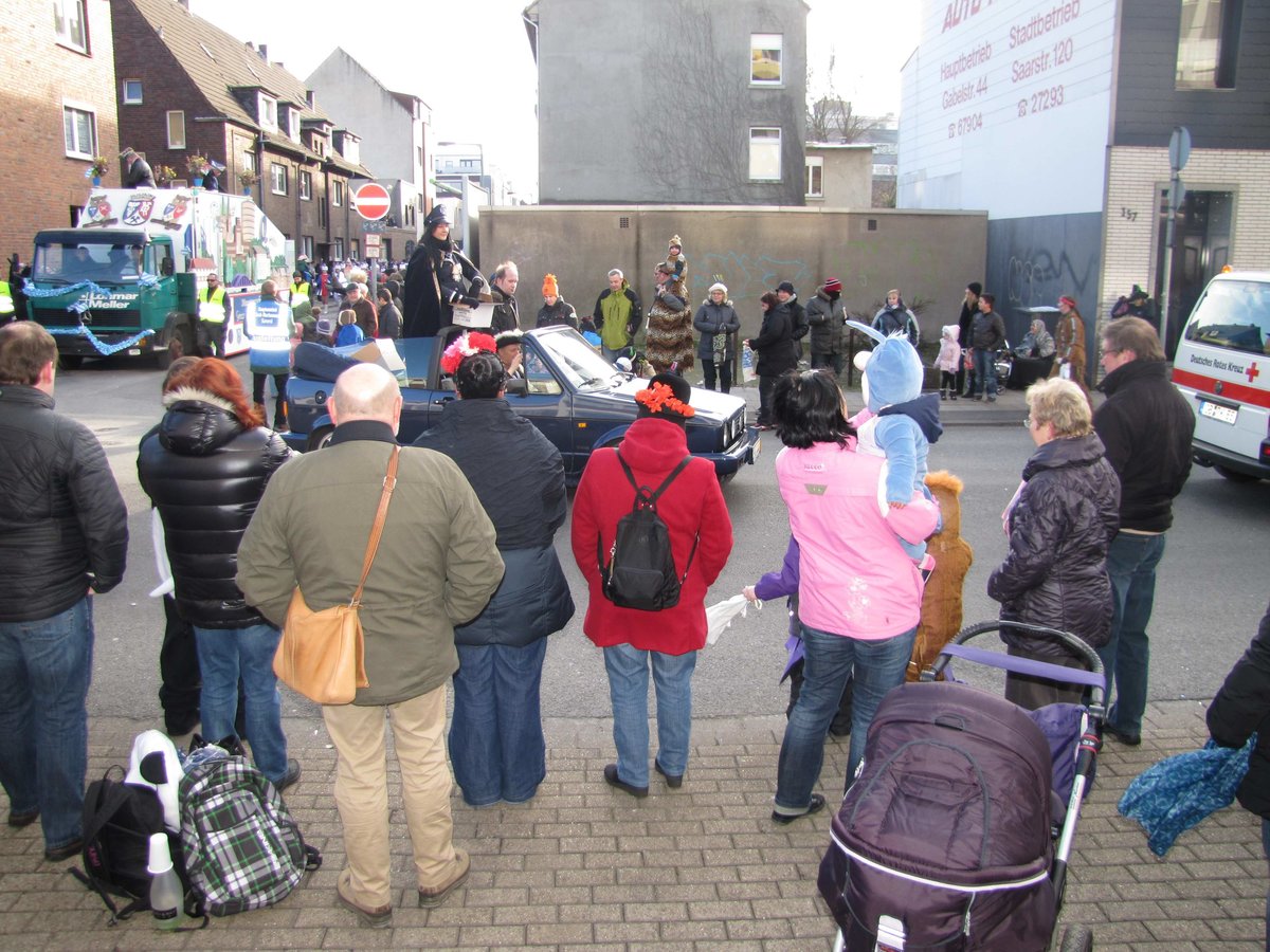 Karnevalszug In Oberhausen Mitte Oberhausen