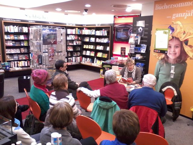 Lesung in Bottrop ind der Mayerschen Buchhandlung