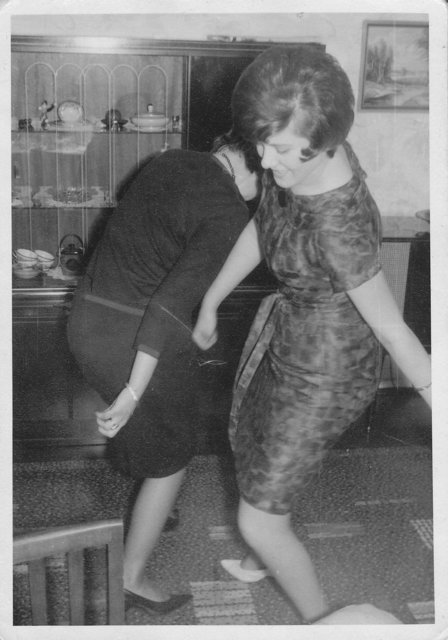 Wohnzimmertwist 1963, Bild von AWO-Seniorin zur Verfügung gestellt