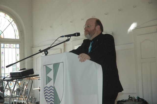 Bürgermeister Rolf Fliß überbrachte Grußworte der  Stadt Essen