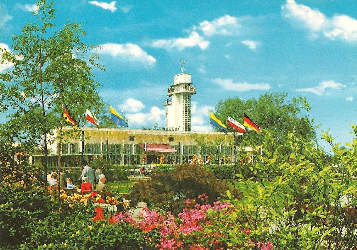 Der Blumenhof in der Gruga 1960