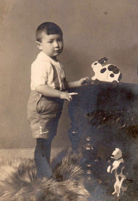 Mein Vater Werner Meyer als Kind