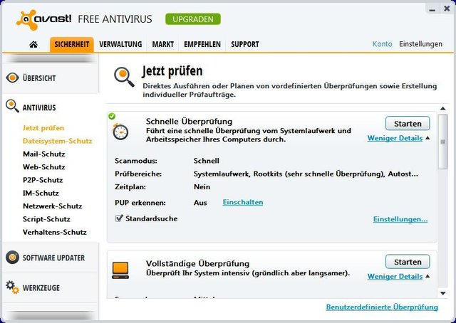 Update-Tipp! Avast 8 - mit neuer Oberfläche und besseren Schutzfunktionen. Überprüfung mit Avast Freeware.