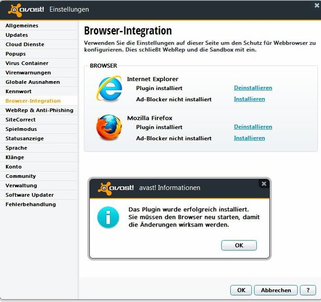 Update-Tipp! Avast 8 - mit neuer Oberfläche und besseren Schutzfunktionen. Browser-Integration in Avast Freeware.