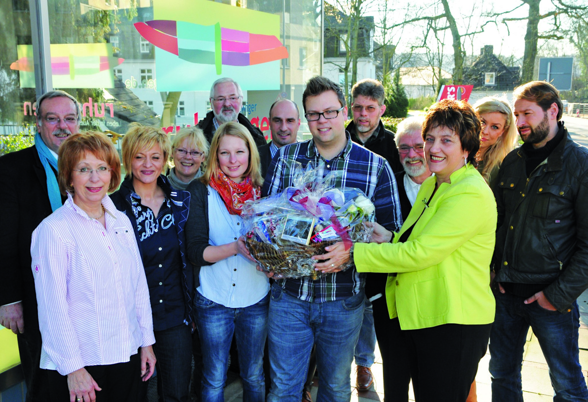 "Ruhrbogen Kettwig" Willkommenskorb der Einzelhändler und Gastronomen