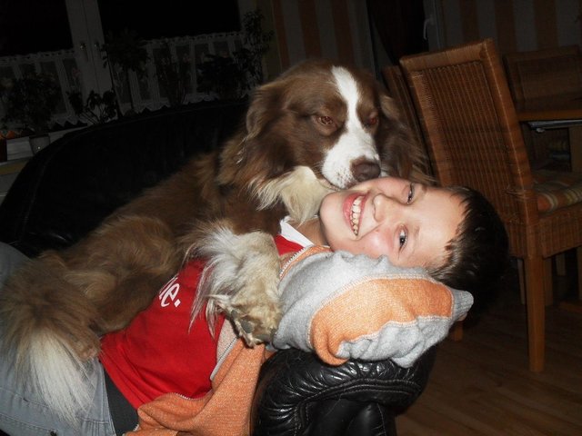 Der tut nix, der will nur schmusen...
