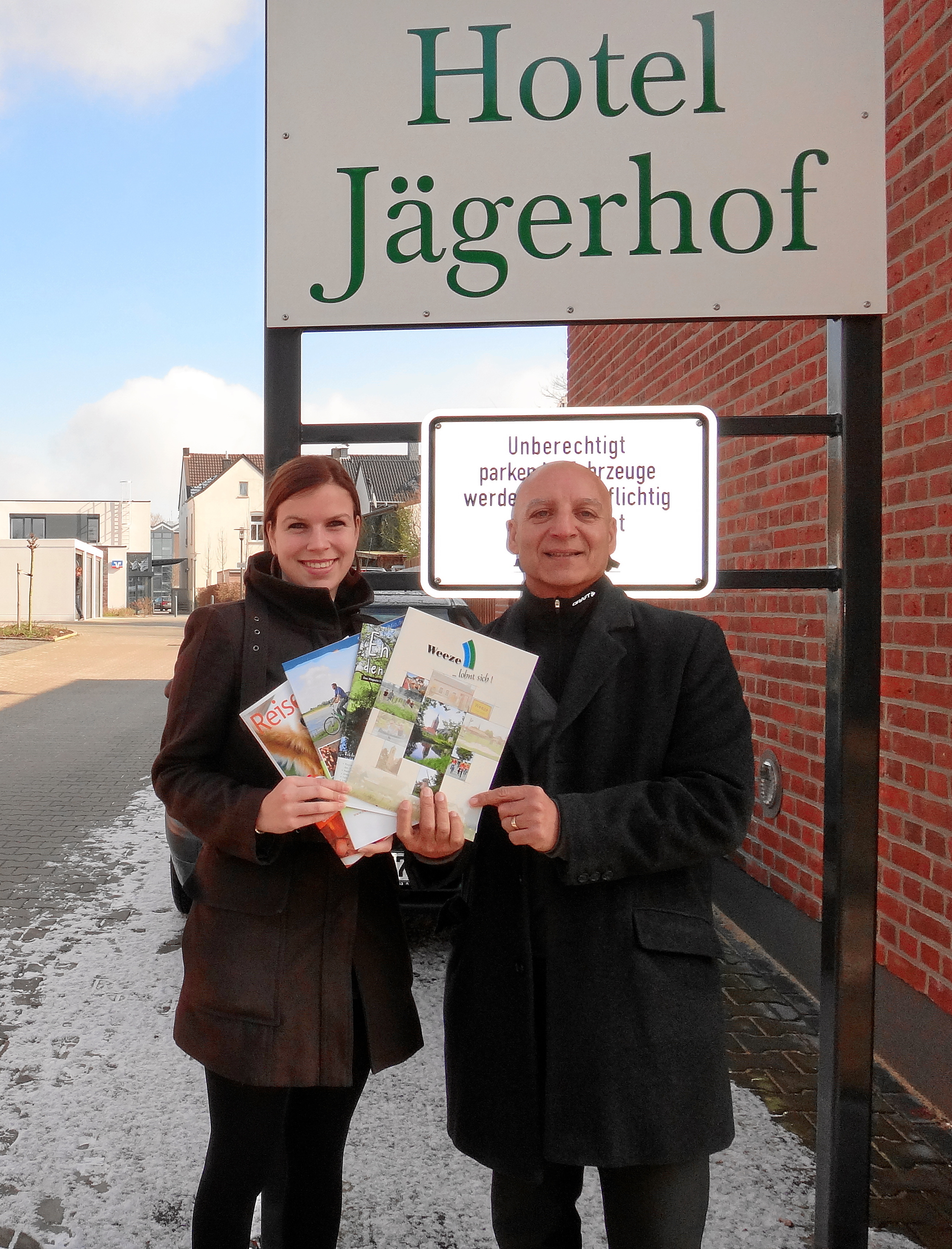 Shelley Jacobs und Khalid Rashid sind zuversichtlich, dass diese im letzten Jahr entstandene Passage zum Hotel Jägerhof II und zur Ortsmitte weiterhin von Gästen stark frequentiert wird.