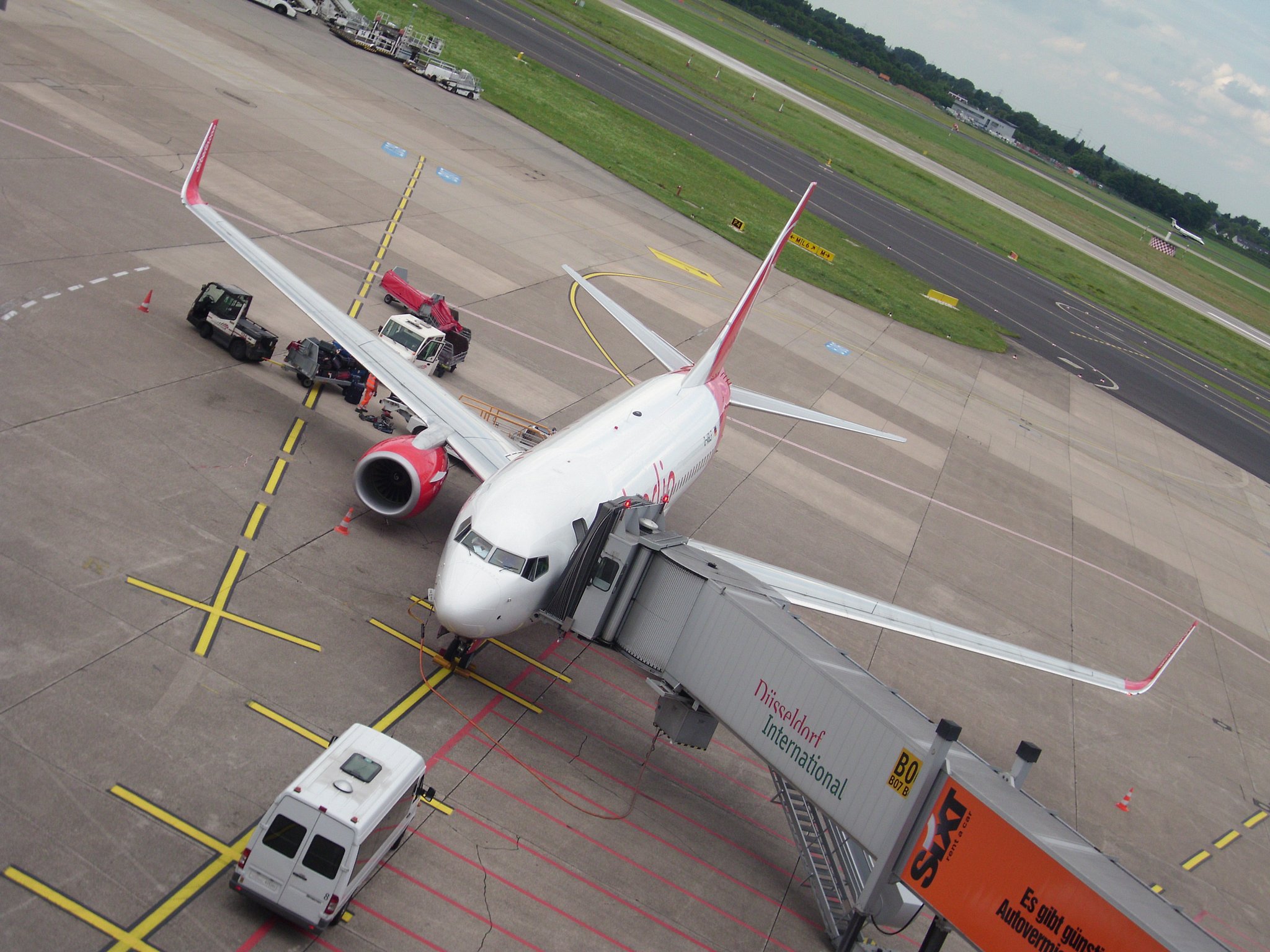 Flugausfalle Am Dusseldorfer Airport Dusseldorf