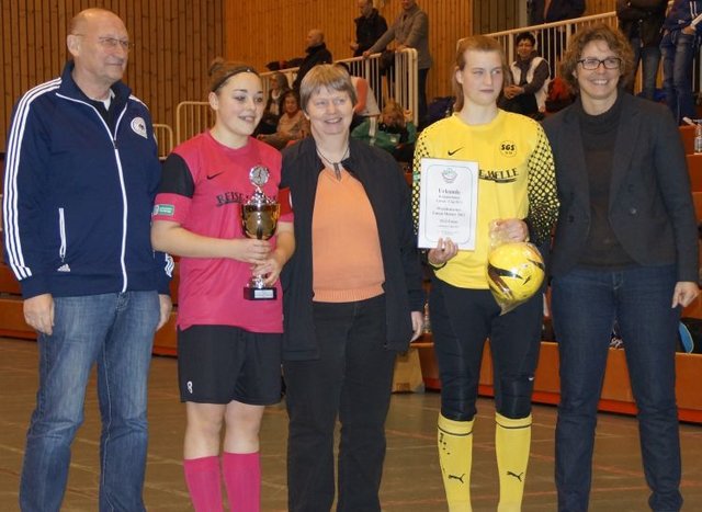 v.l. Juliane Wiemann (SGS), Ursula Nüchter (FVN), Kari Närdemann (SGS), Sabine Nellen (FVN)