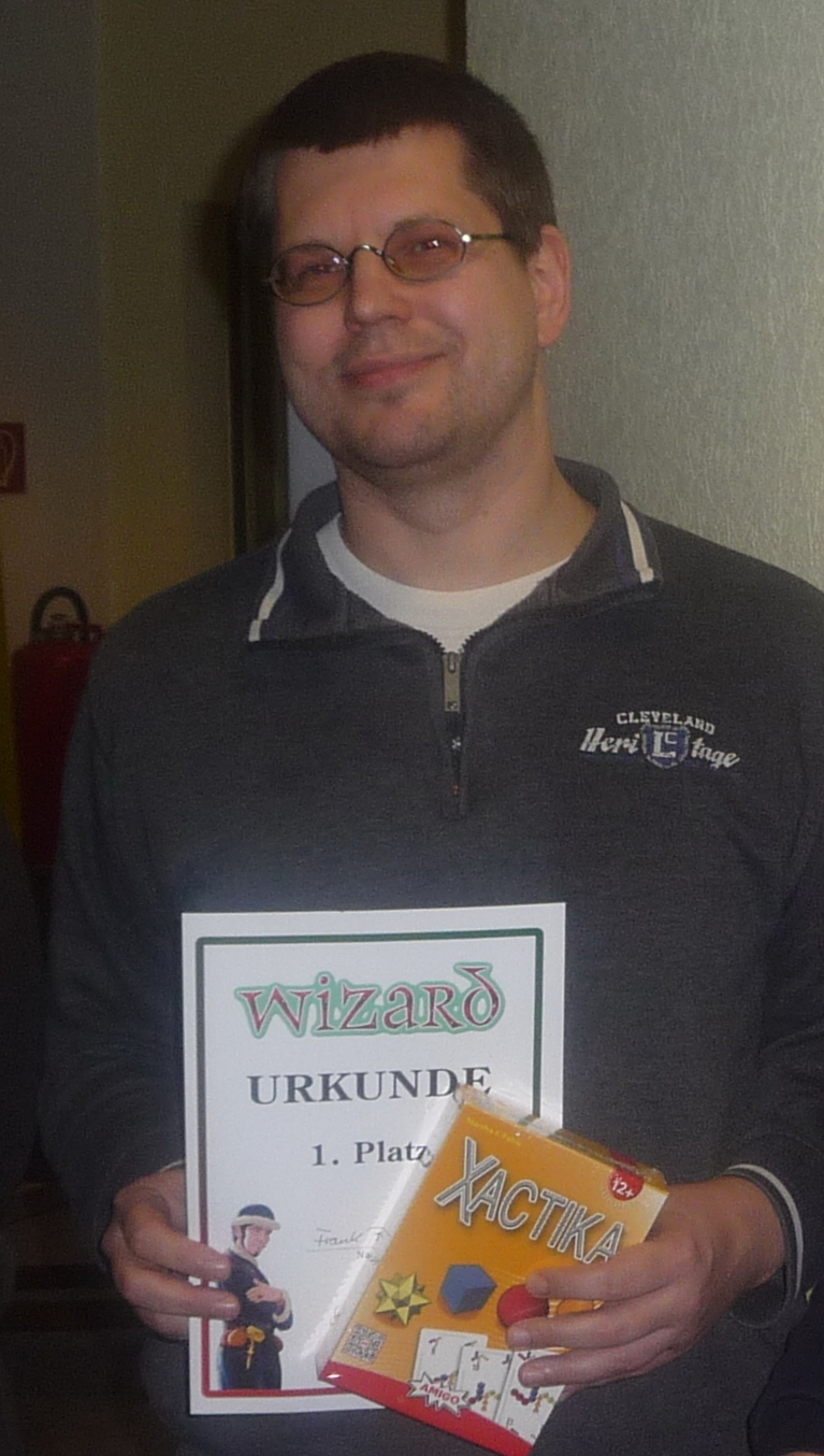 Der Sieger beim Wizard-Turnier heißt Frank Biesgen aus Mülheim an der Ruhr.
