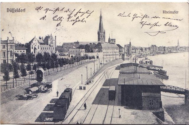 1907 Düsseldorf Rheinufer